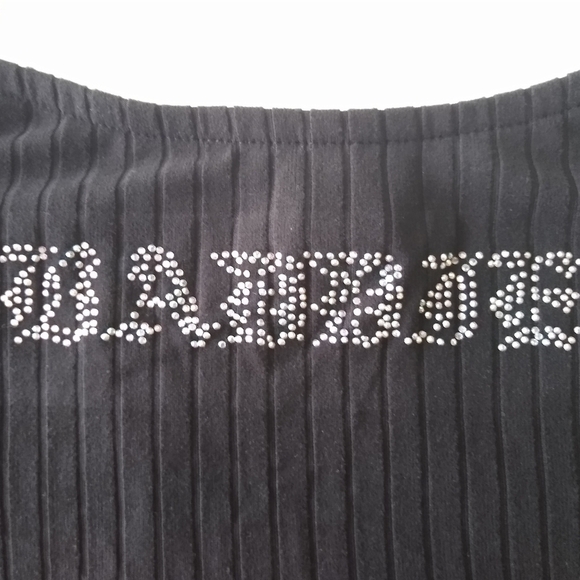 NWT Rue21 + Black Crop Spaghetti Top, size 1X - Picture 3 of 6